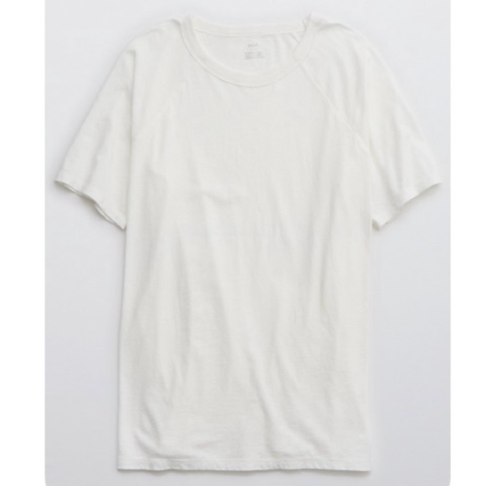BRAND NEW Aerie Distressed Raglan Boyfriend Tee